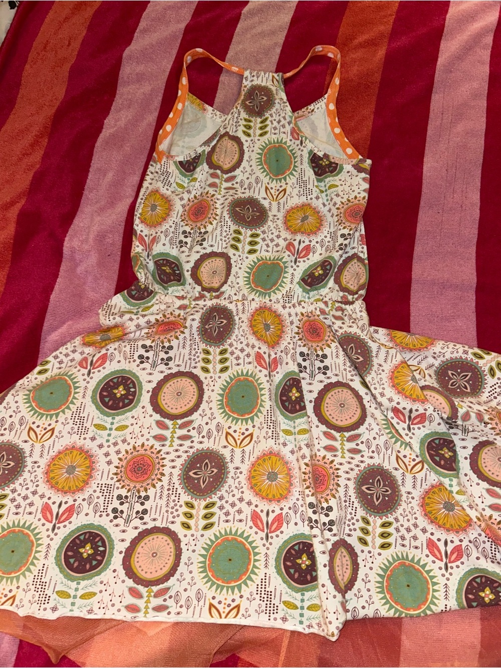Matilda, Jane, girls size 14 Floral Sleeveless Summer Dress with Racerback